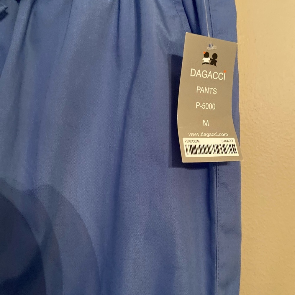 Dagacci Women’s Light Blue Scrub Pants Size Medium - Picture 3 of 6